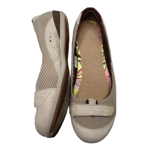 Merrell | Allegro Taupe Round Toe Slip On Performance Comfort Flats Women's 7 - Picture 2 of 10